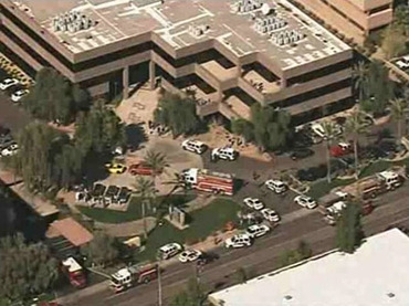 Nơi xảy ra vụ xả súng ở Phoenix, bang Arizona, Mỹ hôm 30-1.  
